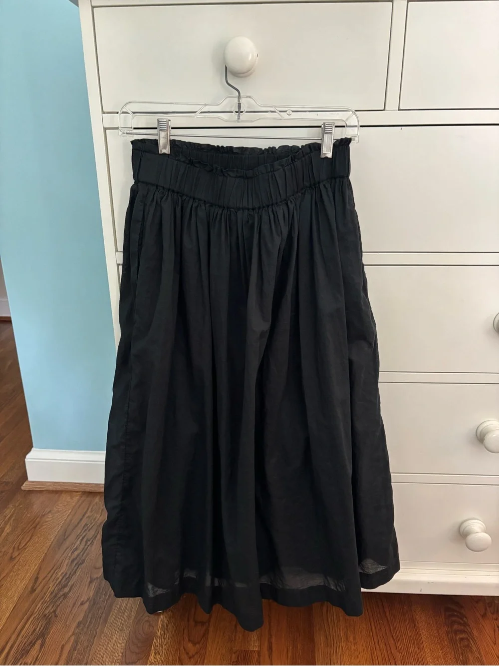 Black J.Crew Midi Skirt